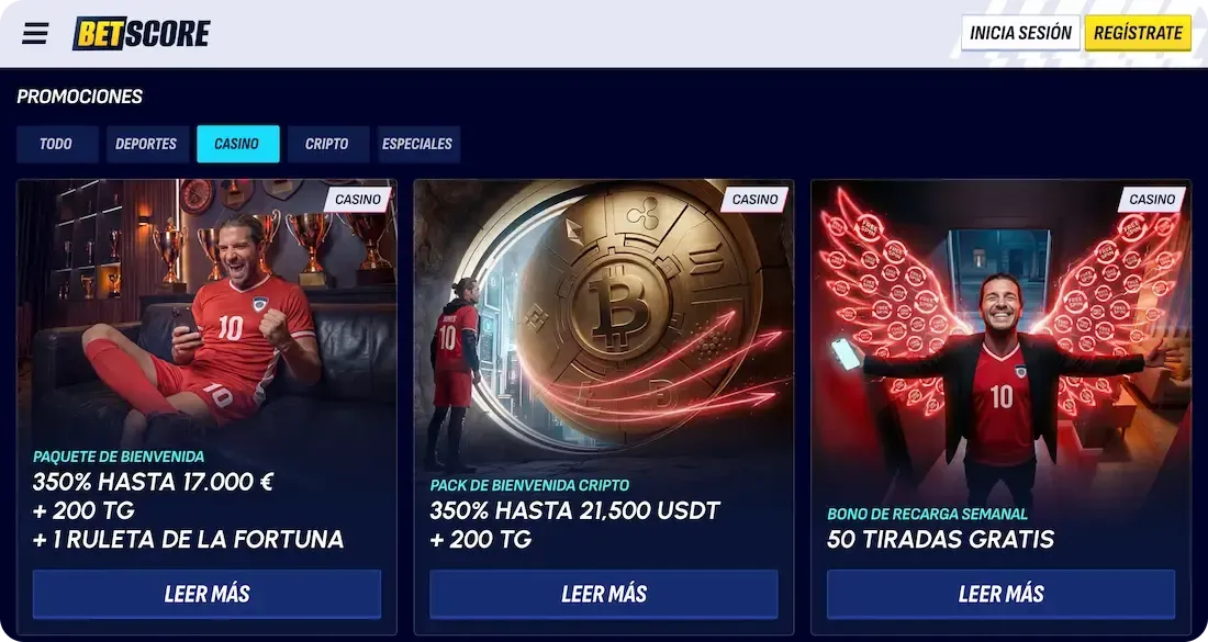 casino bonos del casino betscore